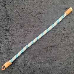 Pärlarmband 18,5 cm - silver turkos