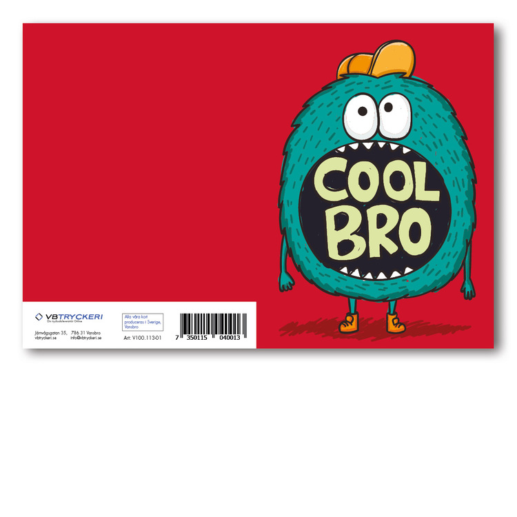 Grattiskort - Cool Bro V100.113-01