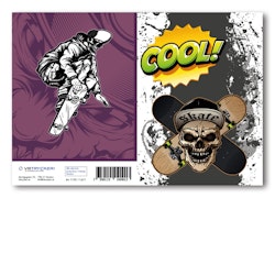Grattiskort - Cool Skull V100.114-01