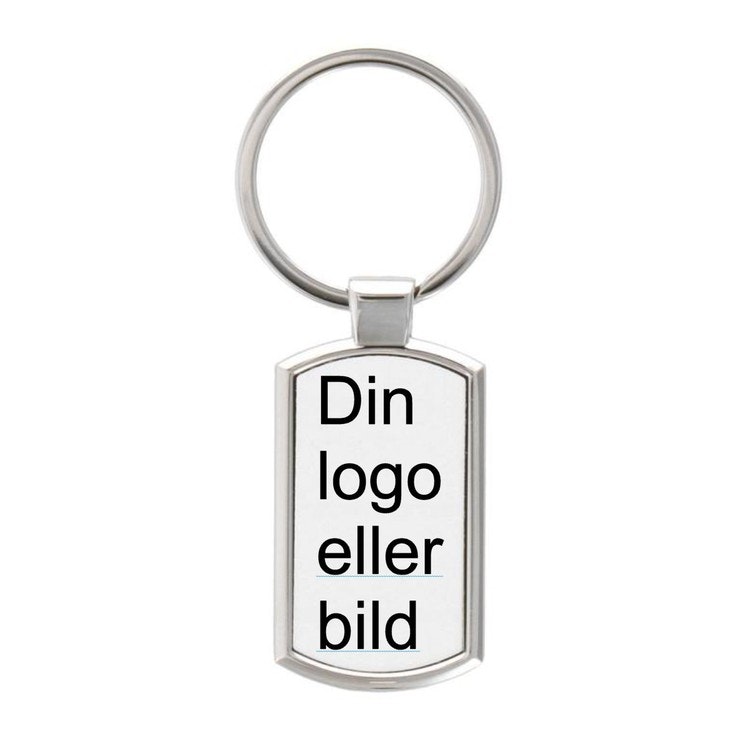 Nyckelring Rektangulär - egen design