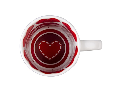 Mugg med 360-graderstryck - 300 ml-10oz Motto Mug (I LOVE YOU)