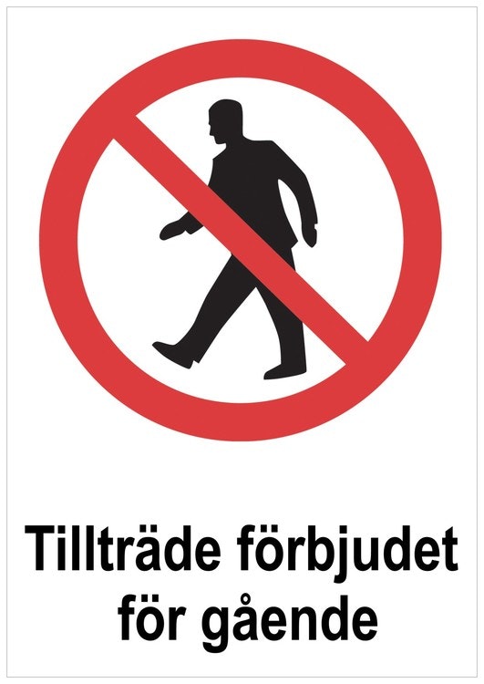Förbudsskyltar
