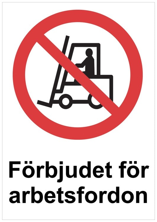 Förbudsskyltar
