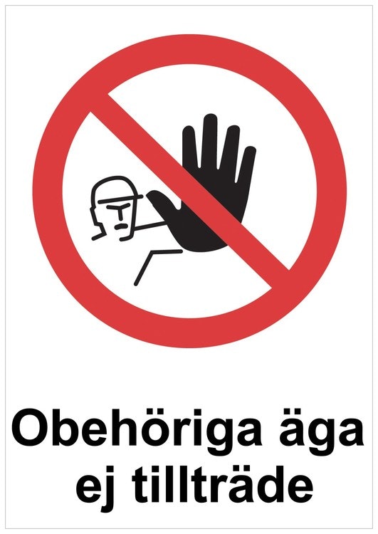 Förbudsskyltar