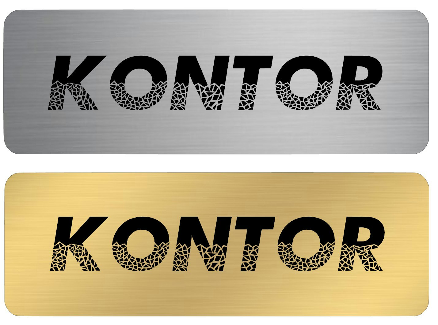 Skylt Kontor Plast Gravyr !