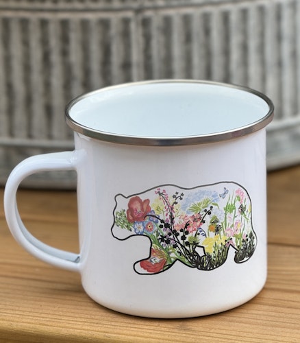 Emaljmugg Björn