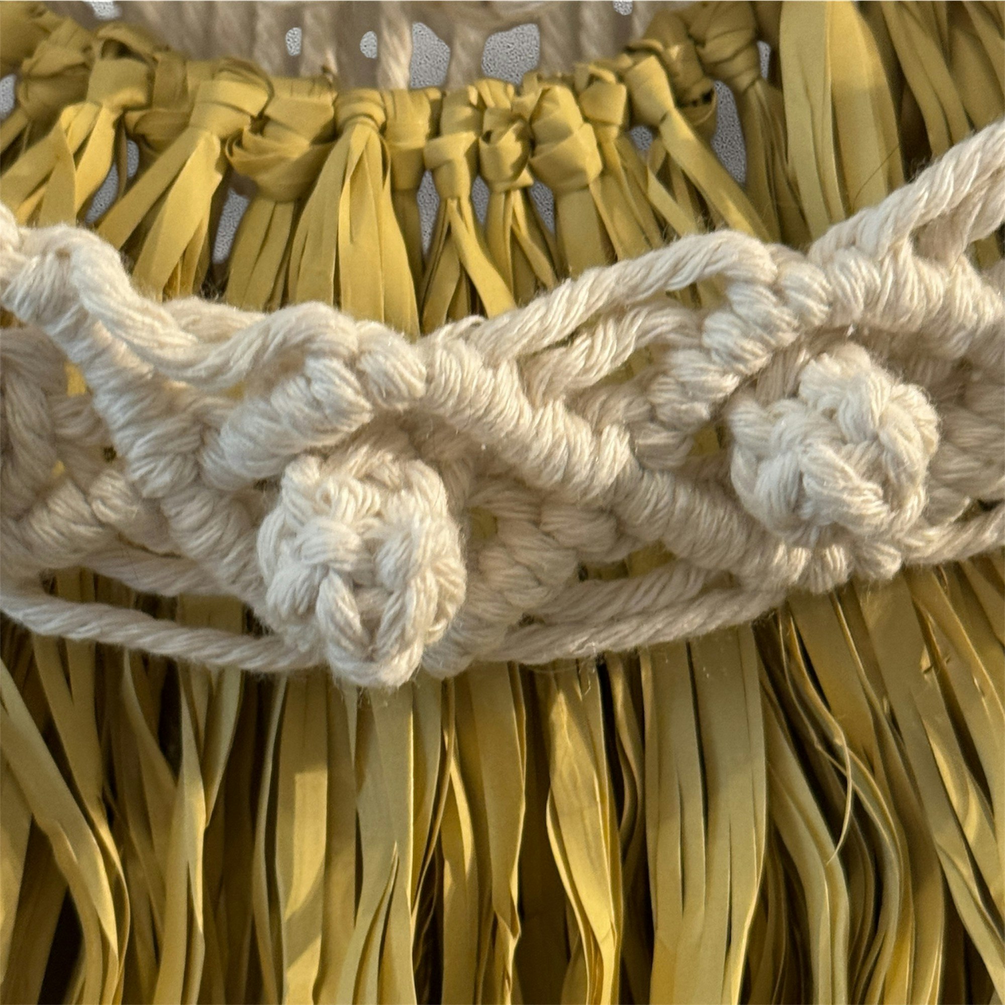 Väggbonad Raffia - Makramé