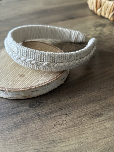 Diadem macrame/fläta