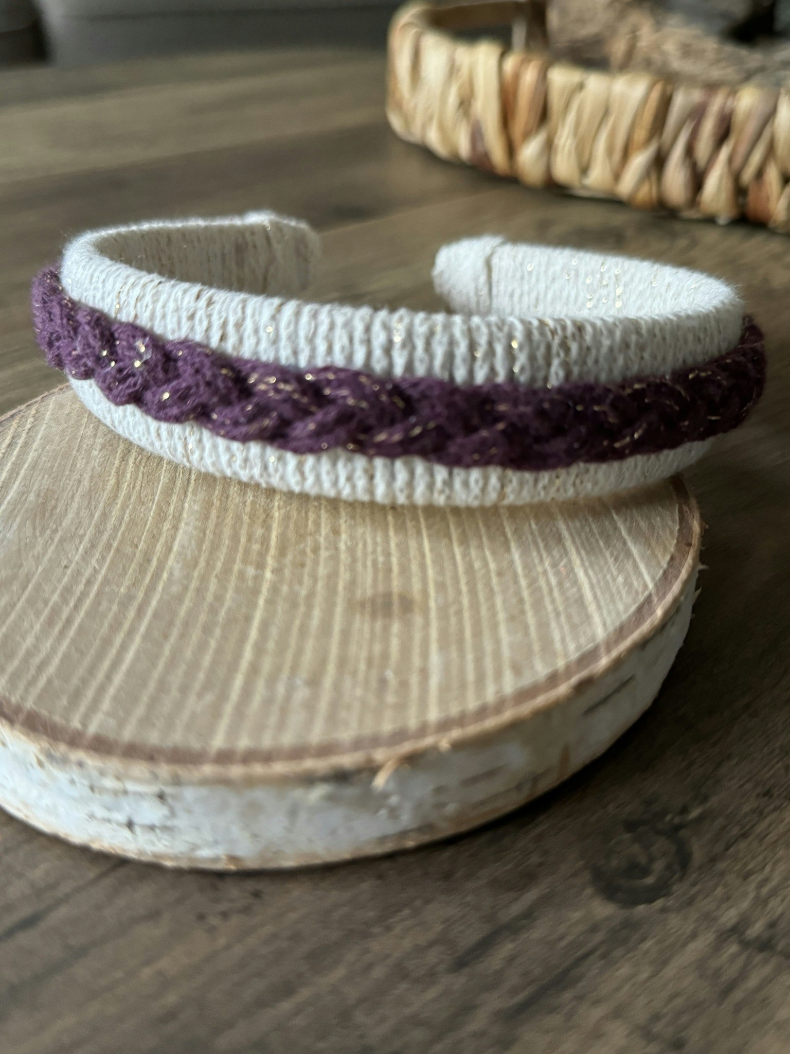 Diadem macrame/fläta