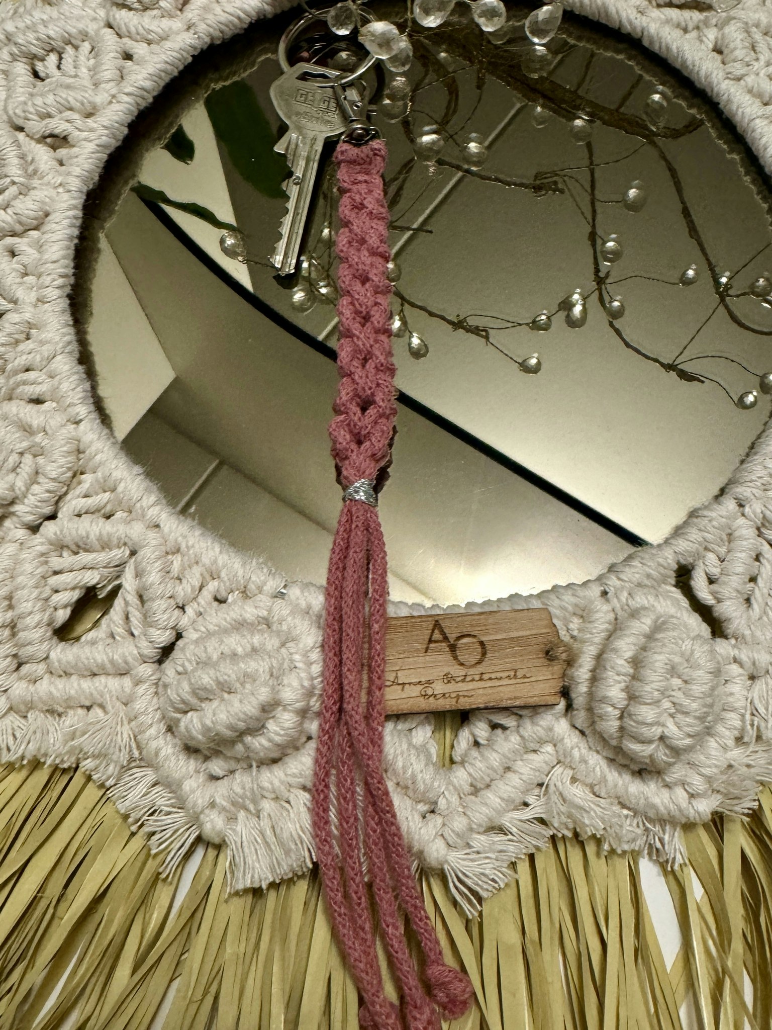 Macrame nyckelring