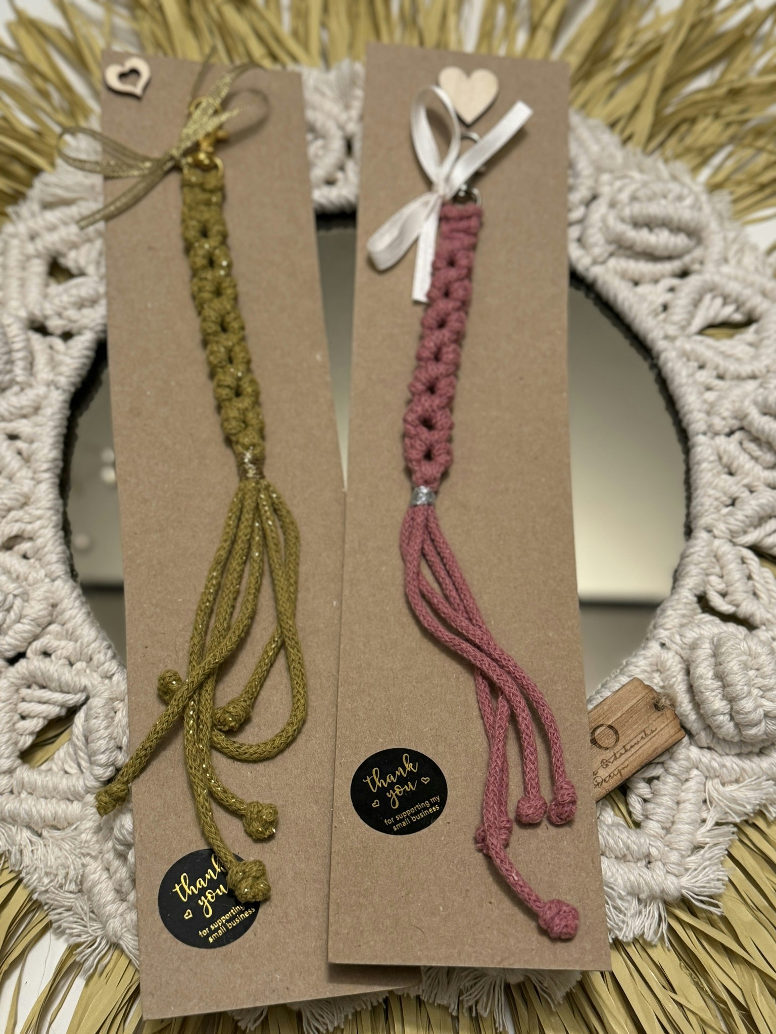 Macrame nyckelring