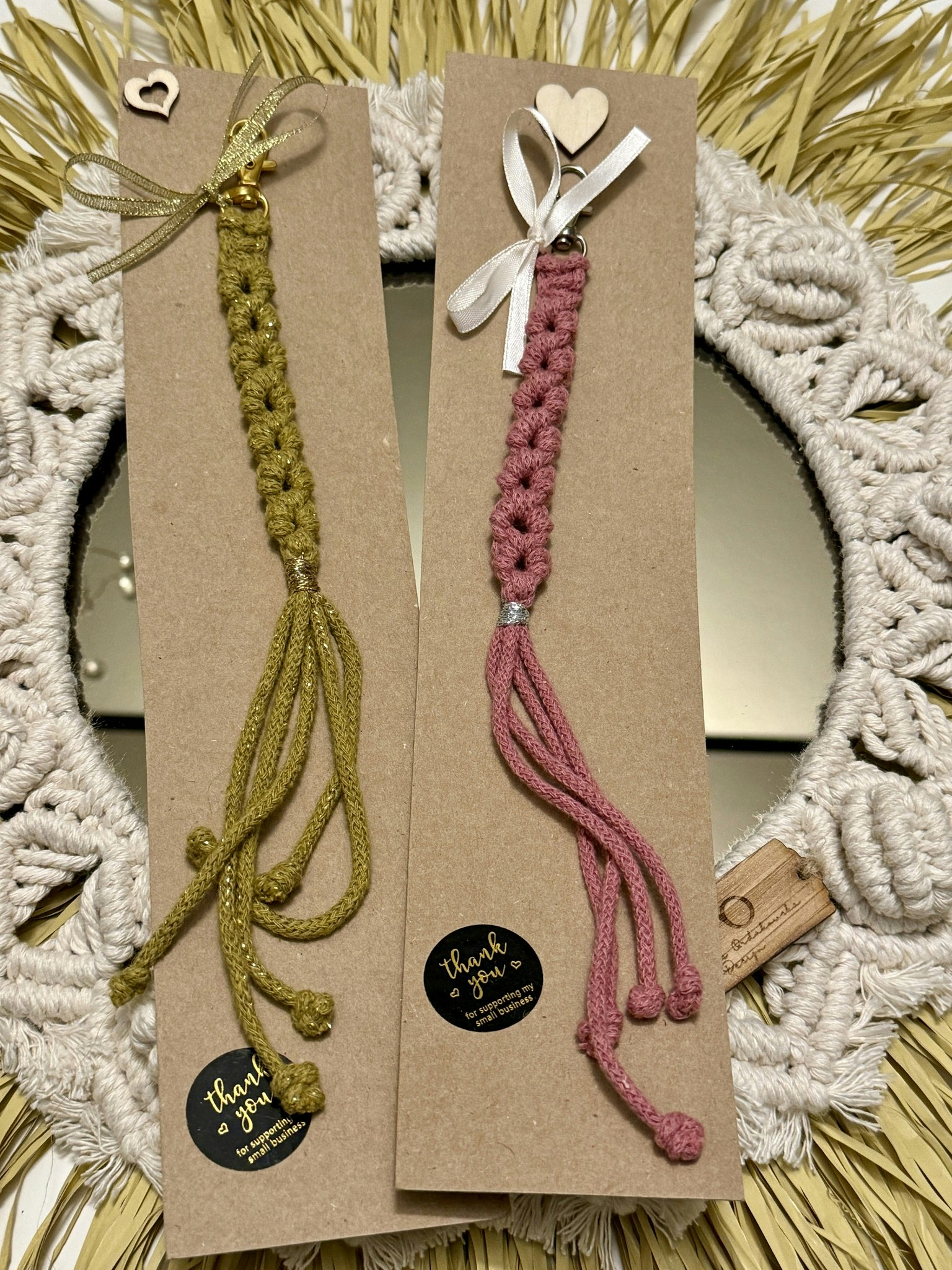 Macrame nyckelring
