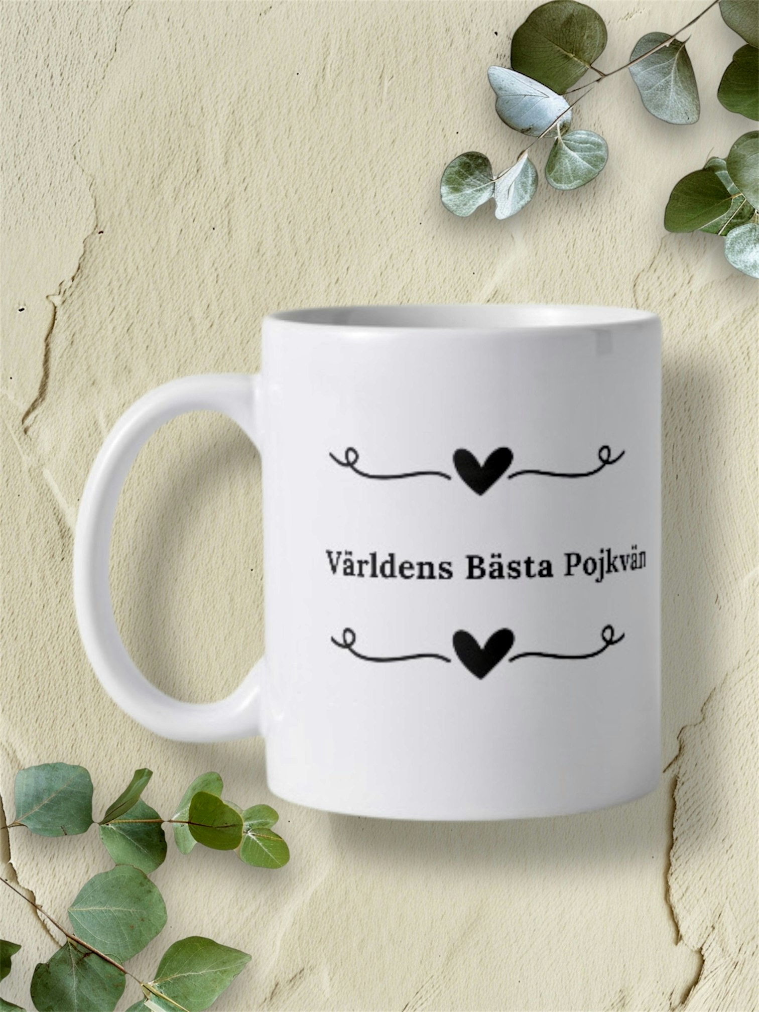 Mugg Världens Bästa Flickvän/Pojkvän