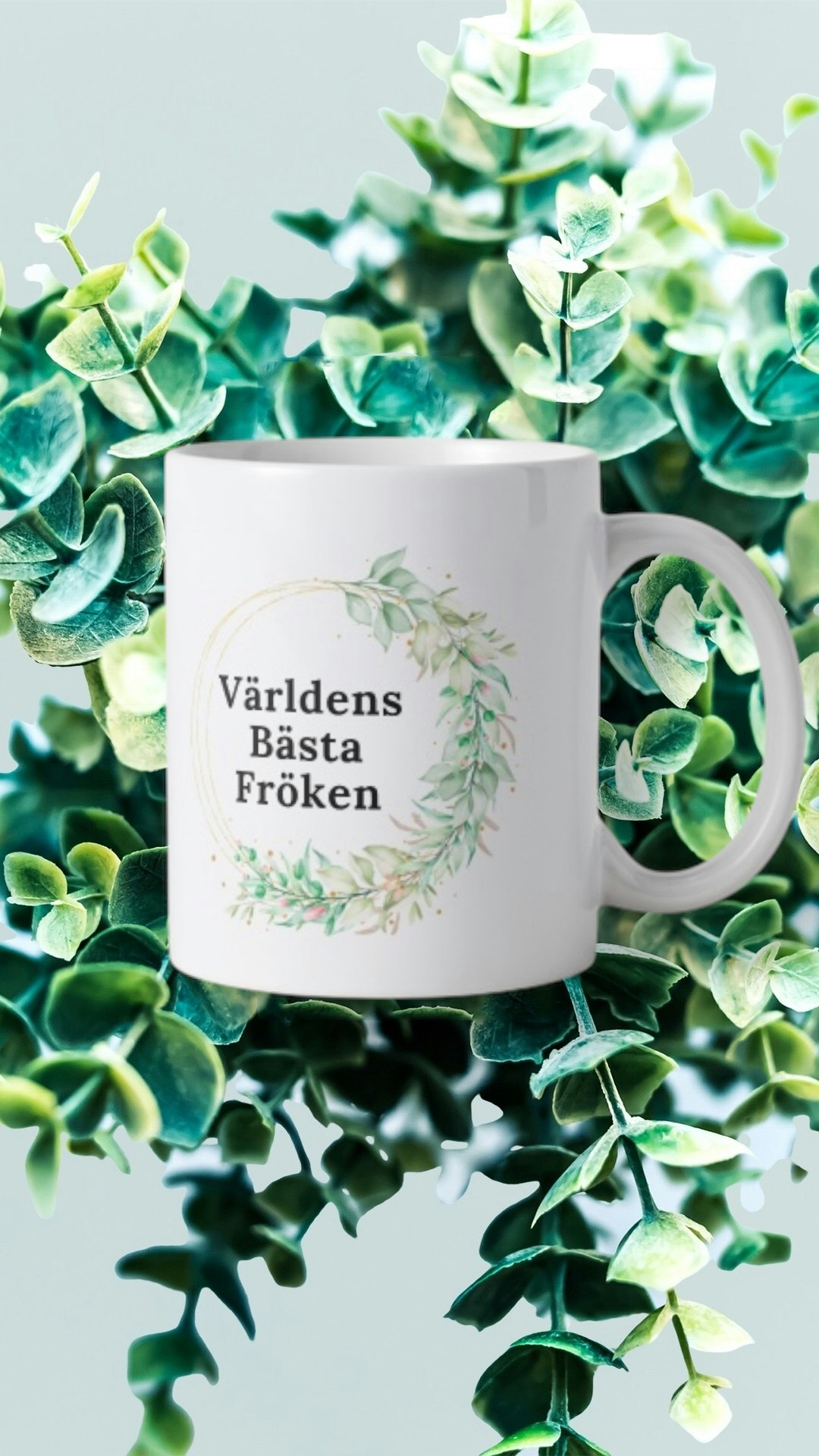 Världens Bästa Lärare/Fröken - ram med lov