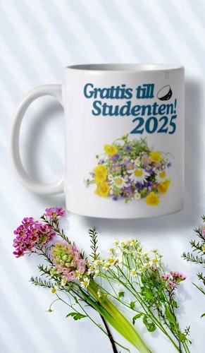 Grattis till studenten 2025/ valfritt namn