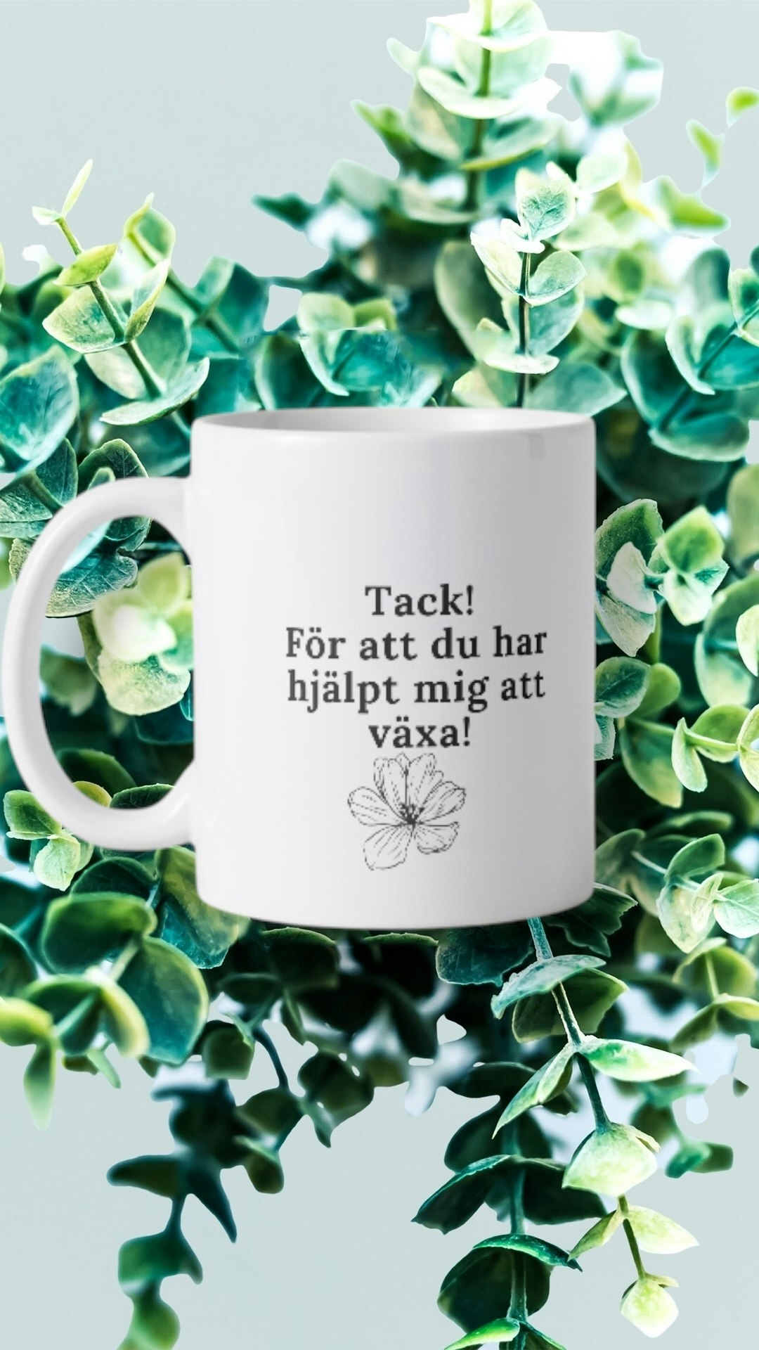 Världens Bästa Fröken/Lärare -ram med blommor