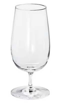 Ölglas på fot med namn