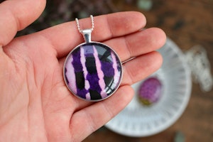 Lila zebra