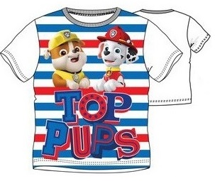 Paw patrol T-shirt - Top Pups randig