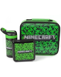 Minecraft Lunchkit - Flaska, lunchväska och matlåda