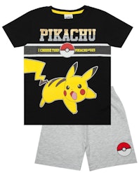 Pokémon Kortärmad Pyjamas - Pikachu - Pokeball