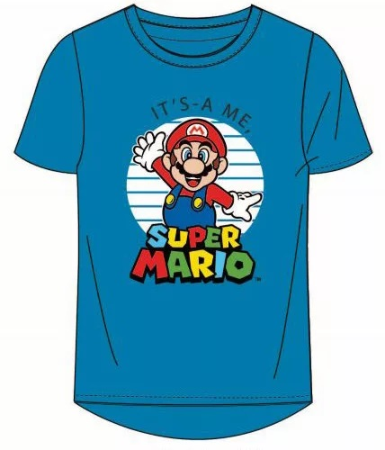Super Mario T-shirt / Kortärmad tröja - Mario Bros - Blå