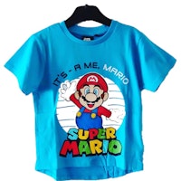 Super Mario T-shirt / Kortärmad tröja - Mario Bros - Blå