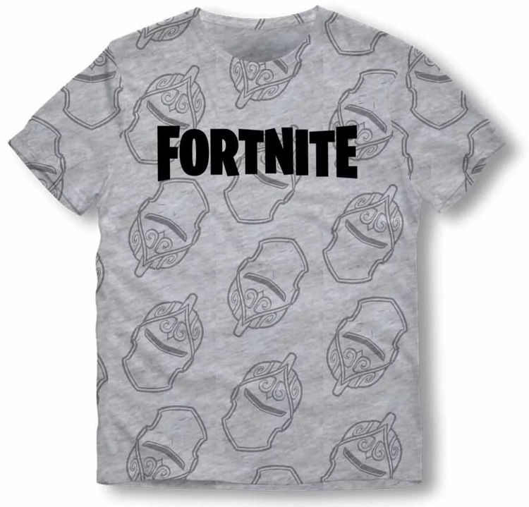 Fortnite T-shirt - Grey -  The knight