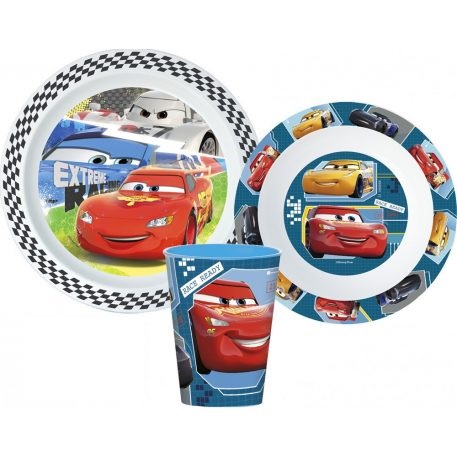 Disney Cars - Bilar 3-delat Måltidsset