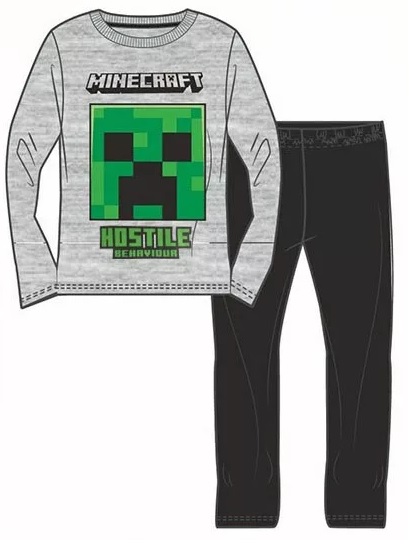 Minecraft Långärmad pyjamas - Hostile behavior