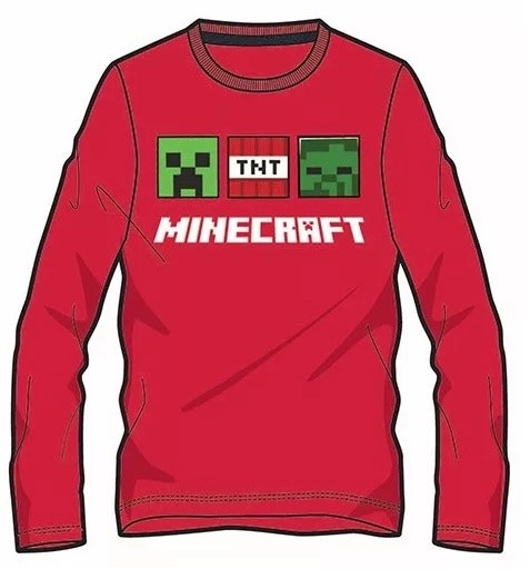 Minecraft Långärmad tröja - TNT - Minibossen.se