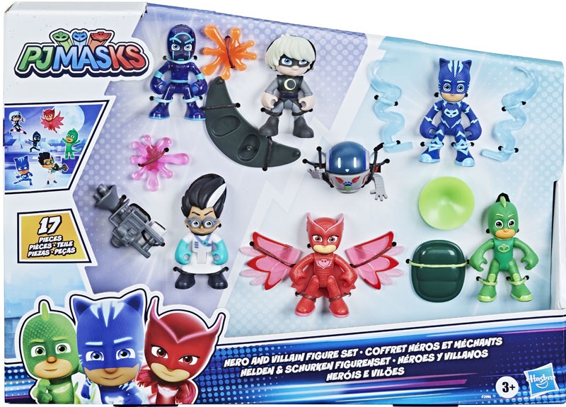 Pyjamashjältarna / PJ Mask J Hero & Villians figurset - Minibossen.se