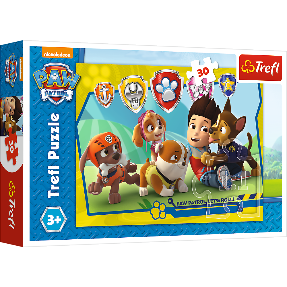Paw patrol Pussel - Let's roll!