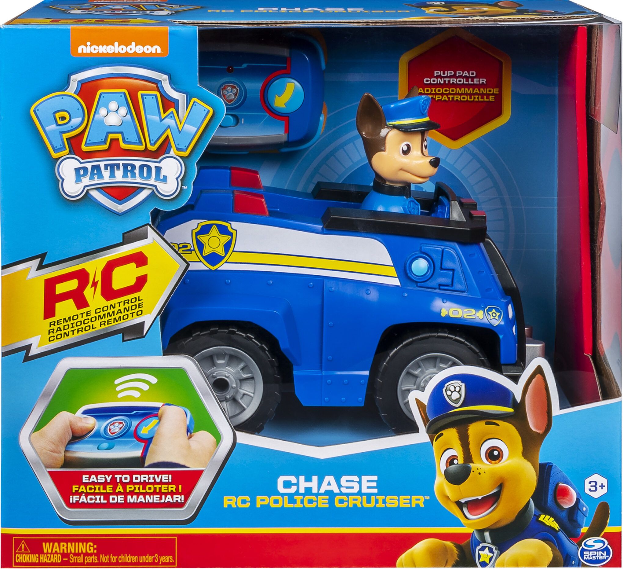 Paw patrol Chase Fordon - Radiostyrd polisbil