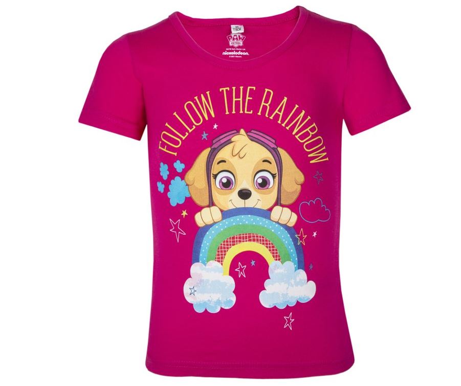 Paw Patrol T-shirt - Follow the rainbow