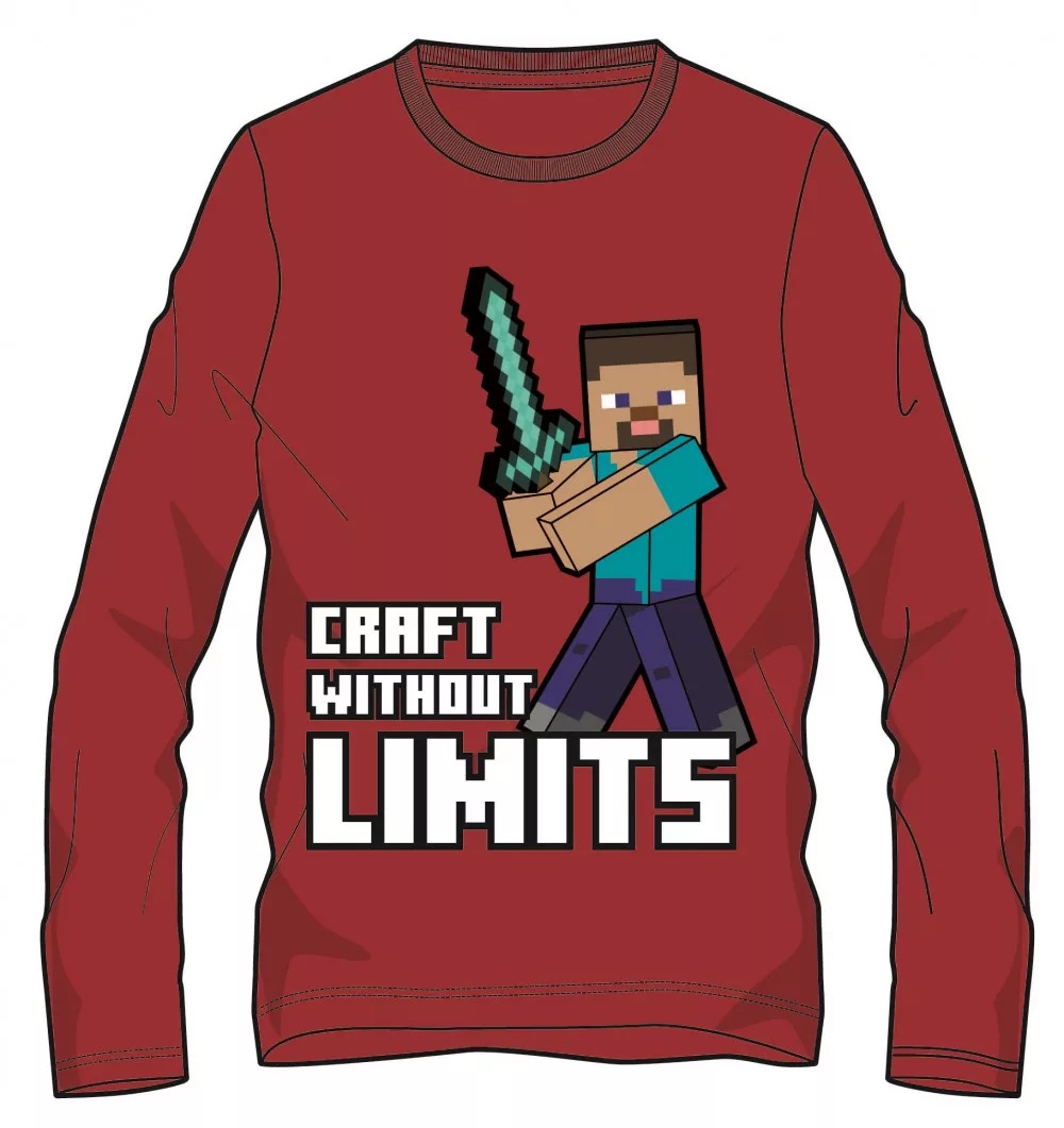 Minecraft Långärmad tröja - Craft without limits!