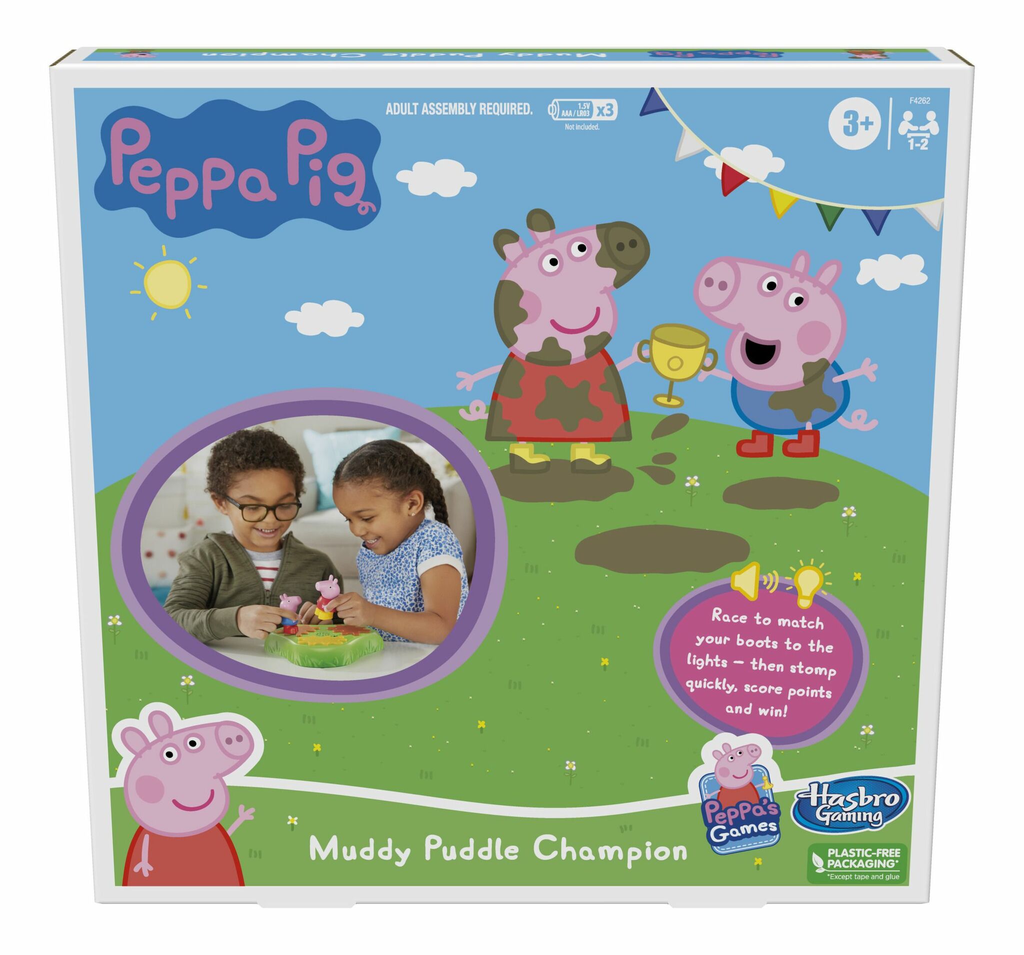 Greta Gris / Peppa pig Lerpölstävling Muddy Puddle Champion