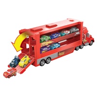 Disney Bilar / Cars Mini Racer Mack Truck Transporter