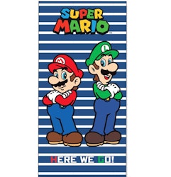 Super Mario Badlakan / Handduk - Mario & Luigi - Here we go!