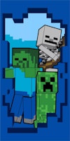 Minecraft- Beware Zombie Creeper Skeleton Badlakan / Handduk