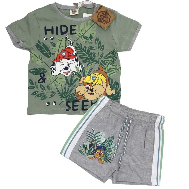Paw patrol T-shirt / Shorts-set - Hide & Seek Jungle