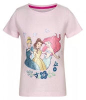 Disney Princess / Prinsessor  T-shirt med glitter / Kortärmad tröja - Ariel, Askungen och Belle