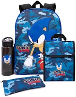 Sonic The Hedgehog  - Skolstartskit, Skolväska med 4 delat set
