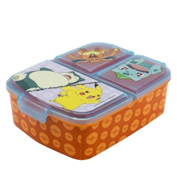 Stor 3 delad Pokemon Sandwich Box / Matlåda