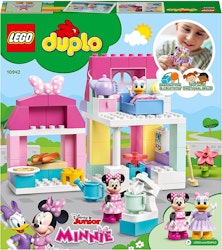 LEGO 10942 DUPLO Mimmis hus och café, dockhus med Mimmi Pigg och andra figurer, barnleksak