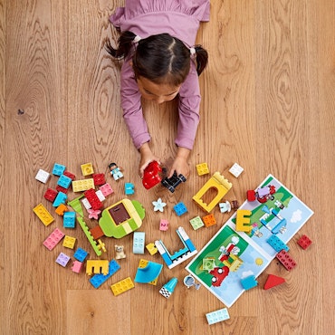 LEGO 10914 DUPLO Classic Klosslåda deluxe, Pedagogiska Leksaker, Leksaksförvaring, Leksak 1,5+ år