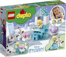 LEGO 10920 DUPLO Princess Elsa och Olofs teparty, Disney Leksak, Frost Byggsats, Barnleksaker