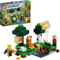 LEGO 21165 Minecraft Bigården Byggsats med Beekeeper Figur, Byggklossar, Leksak för Barn 8+ år