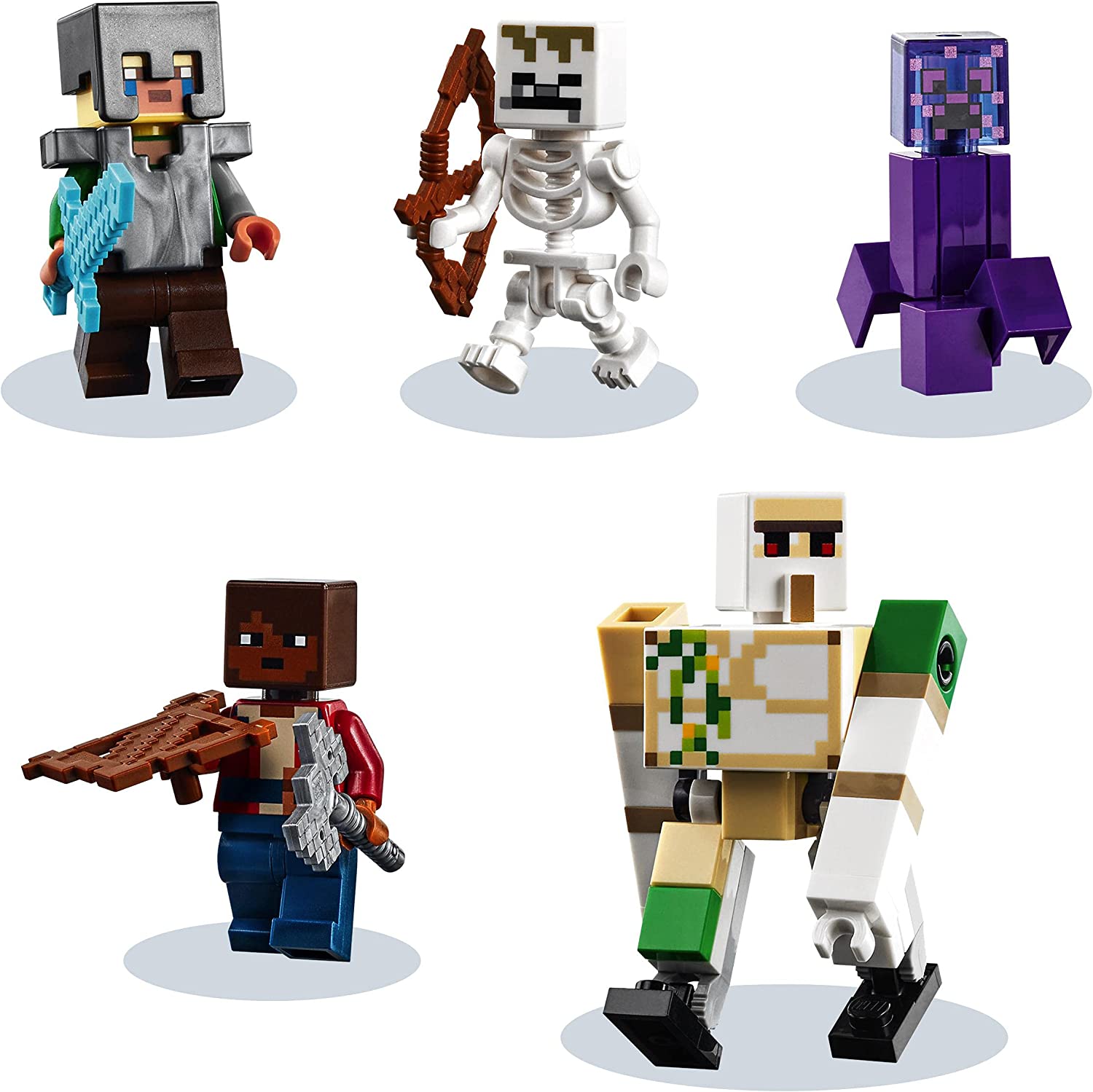LEGO 21176 Minecraft Djungelns styggelse, Barnleksak för Pojkar och Flickor, Byggset med Actionfigurer för Barn över 8 år
