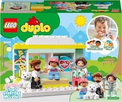 LEGO 10968 DUPLO Läkarbesök Leksak för Barn, Barns Utveckling, Pedagogiska Leksaker, Leksaksdjur